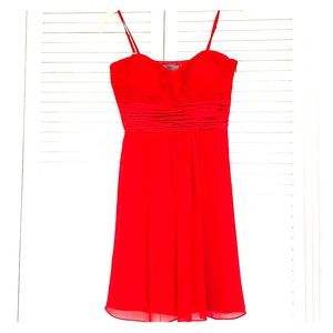 Cute red mini dress!